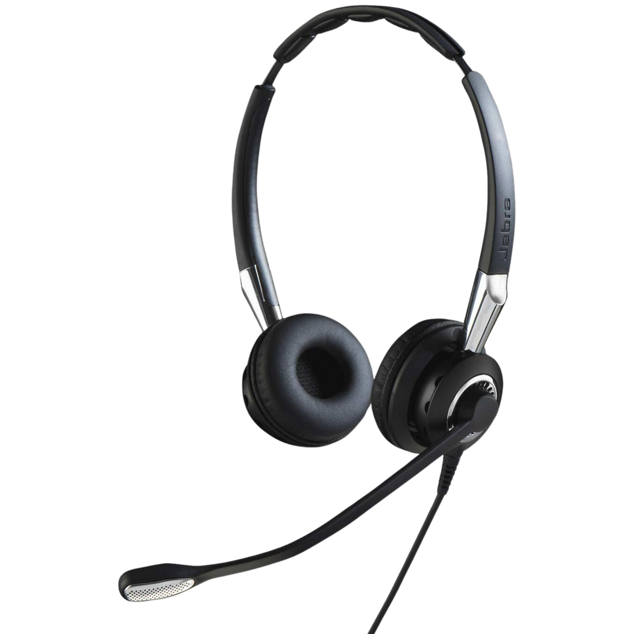 Refurbished JABRA | BIZ 2400 II | HEADSET WITH MIC | USB | Bluetooth V2.0 | BLACK