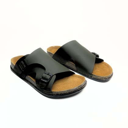 Brkn Cover Slippers (Olive)-6