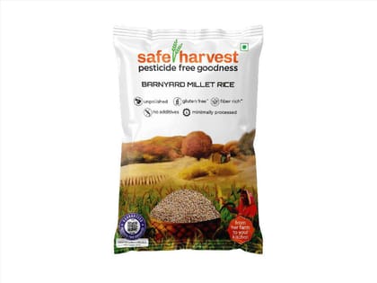 Safe Harvest Pesticide Free Barnyard Millet Rice 500g Safe Harvest Pesticide Free Barnyard Millet Rice 500g