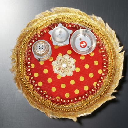 Steel Puja Thali (SMAS053 C) Steel Puja Thali (SMAS053 C)