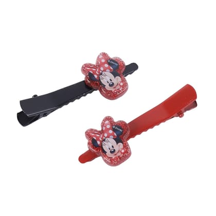 Li'l Diva Minnie Mouse Pack of 2 Multicoloured Hair Pins For Girls 3 Years and Above