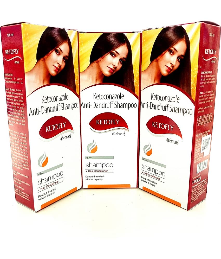 KETOFLY ANTIDANDRUFF SHAMPOO ( PACK OF 3) Baby Shampoo 100 ml ( 3 pcs )