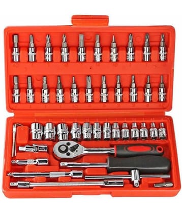 RAVARIYA GRAPHICS 46 Pcs Screwdriver Set