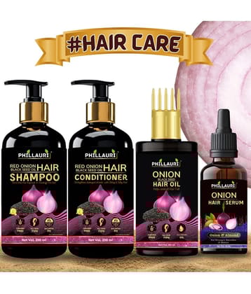Phillauri Blackseed Hair Oil +Shampoo+Conditioner+Hair Serum