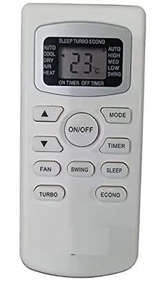 Ehop AC Remote Control Compatible for Whirlpool Air Conditioner VE 116 (Please Match The Image with Your Existing Remote Before Placing The Order Before)