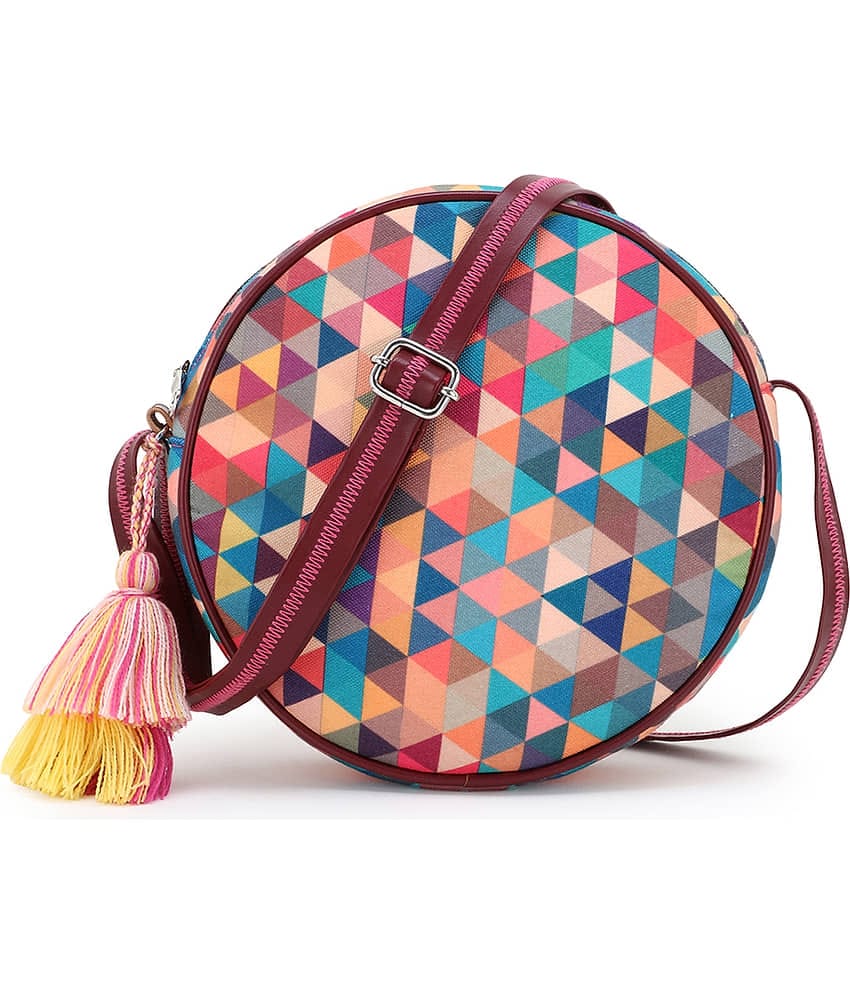 Anekaant Multi Polyster Sling Bag