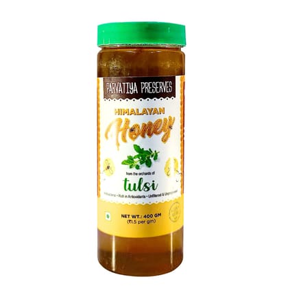 Parvatiya Preserves Himalayan Tulsi Honey 400g