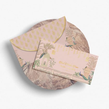 Luxe Money Envelopes -Peacock Garden Pink- Set of 20