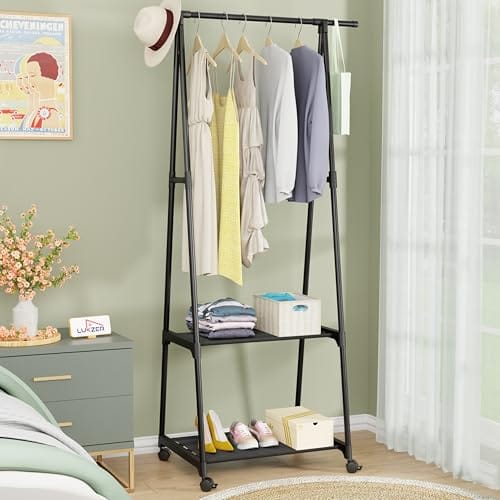 Lukzer A-Shape MGR-010/Black Garment Rack