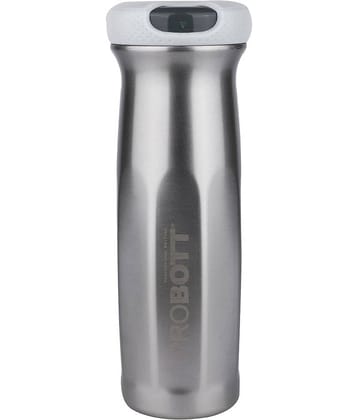 Probott Swipe 600ml Silver Stainless Steel Water Bottle 600 mL ( Set of 1 )