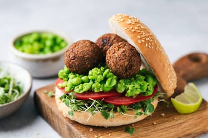 Arabic Falafal Burger