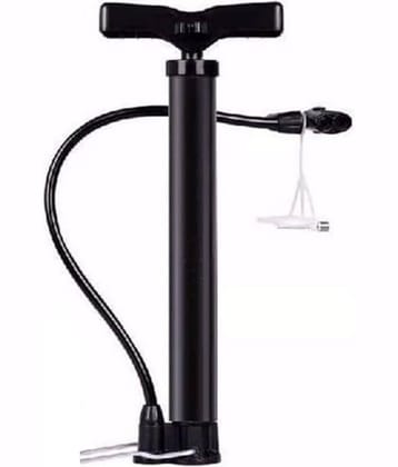 Shopeleven Bike Cycle Pump Portable Activated High Pressure Universal with Needle Extra Pressure Gauge Lightweight Pump for Motorbike, Cars,