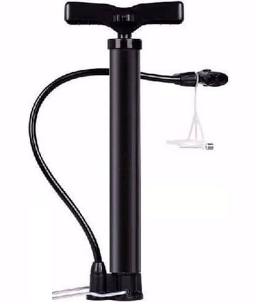 Shopeleven Bike Cycle Pump Portable Activated High Pressure Universal with Needle Extra Pressure Gauge Lightweight Pump for Motorbike, Cars,
