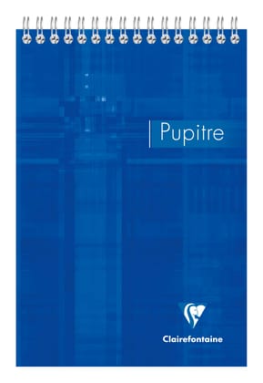 Clairefontaine Pupitre Square Grid Wirebound Notepad - A5-Blue