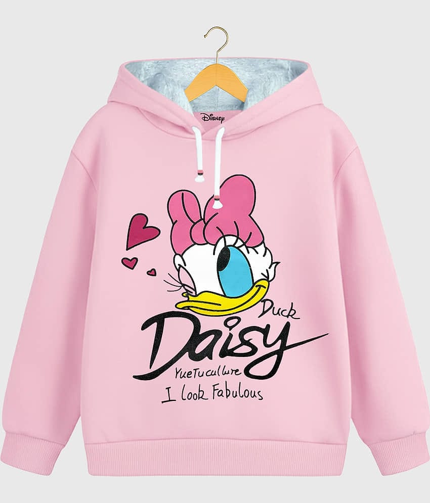 Kuchipoo Pack of 1 Girls Fleece Sweatshirt ( Light Pink )