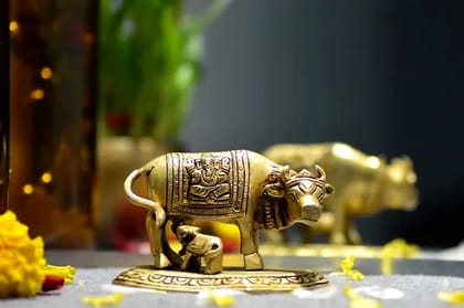 COW & CALF Statue for Home Decor by Snova Enterprises COW & CALF Statue for Home Decor by Snova Enterprises
