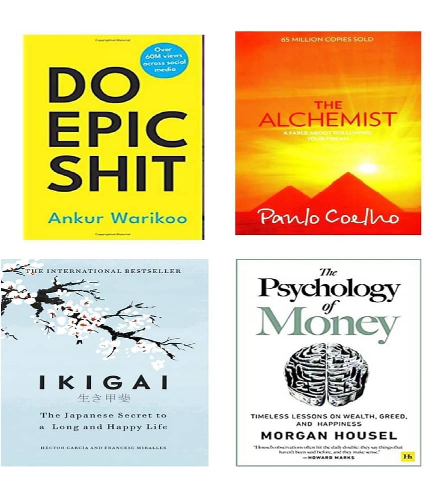 Do Epic Shit + The Alchemist + Psychology of Money + Ikigai - Paperback