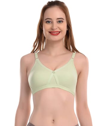 Elina Cotton T-Shirt Bra - Green