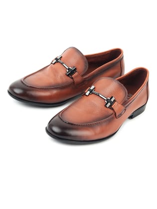 Delco Men Sophisticated Leather Moccasin-42 / Black