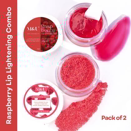Raspberry Lip Lightening Combo For Soft And Plump Lips