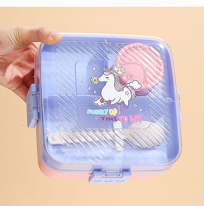 NIYO TOYS Fun Lunch Box for Kids - Durable & Attractive-Unicorn