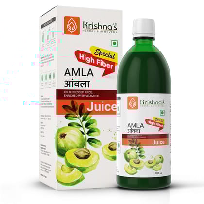 Krishna's Herbal & Ayurveda Special Amla High Fiber Juice  1000 ml  Pack of 1