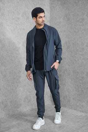 Impact Woven Cargo Tracksuit - Dark Grey-S / S