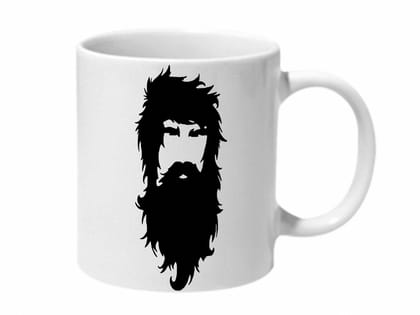 Multicolor Grizzly Beard Ceramic Mug