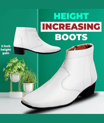 BXXY White Men's Formal Boots
