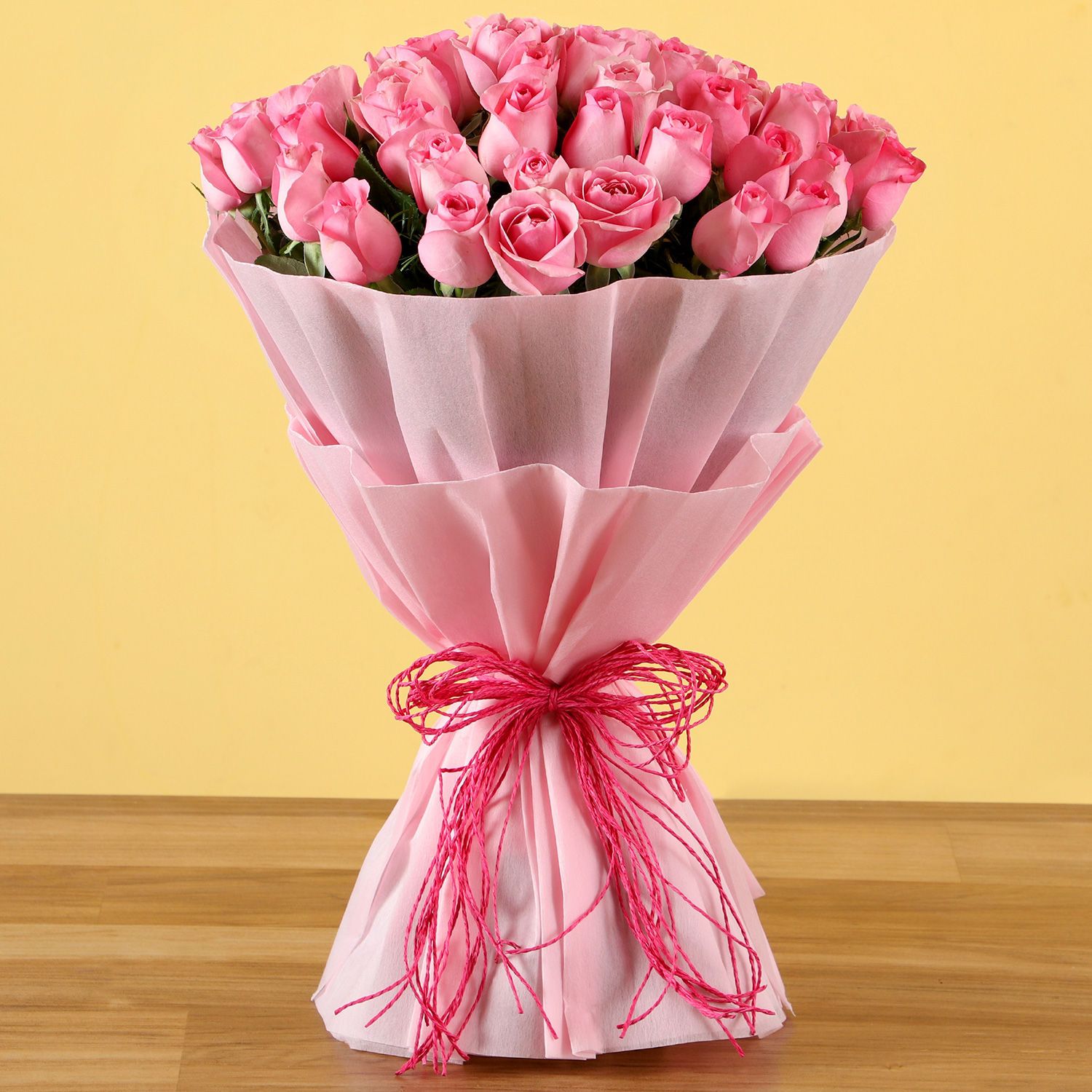 Poetic Pink 50 Roses Bouquet