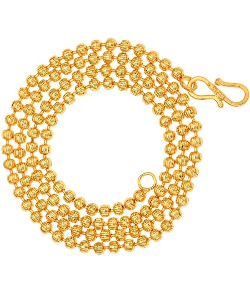 AanyaCentric Gold Plated 28 Inches Chain