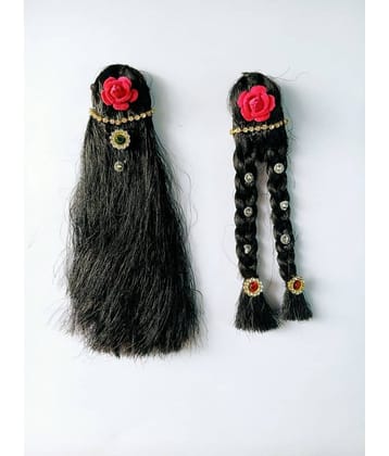Cherry Tree Radha Ji Black Fiber Jewellery ( Pack of 1 )