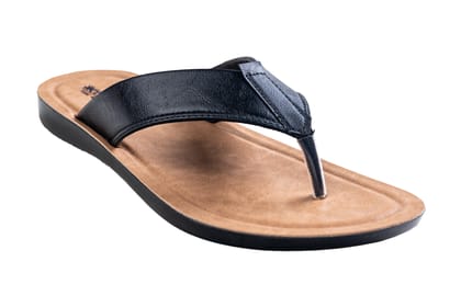 Aerowalk Gents Black Chappal PU-Black / 6