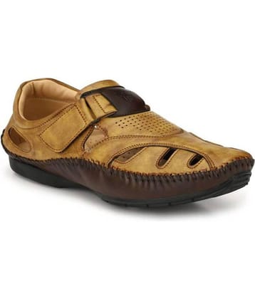 Fashion Victim 2220 Tan Synthetic Leather Sandals