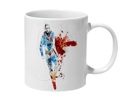 Multicolor Superman Artwork Ceramic Mug