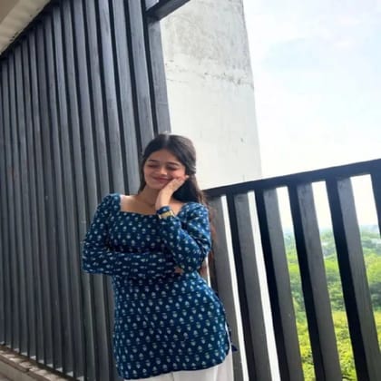 Blue Festive Kurti for Women