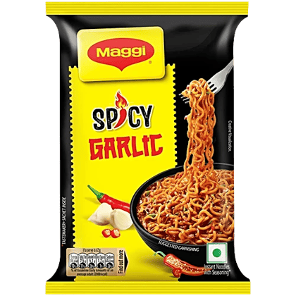 Maggi Spicy Garlic Noodles Single Pack 62 Gms