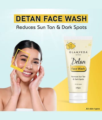 Glamveda - Tan Removal Face Wash For All Skin Type ( Pack of 1 )