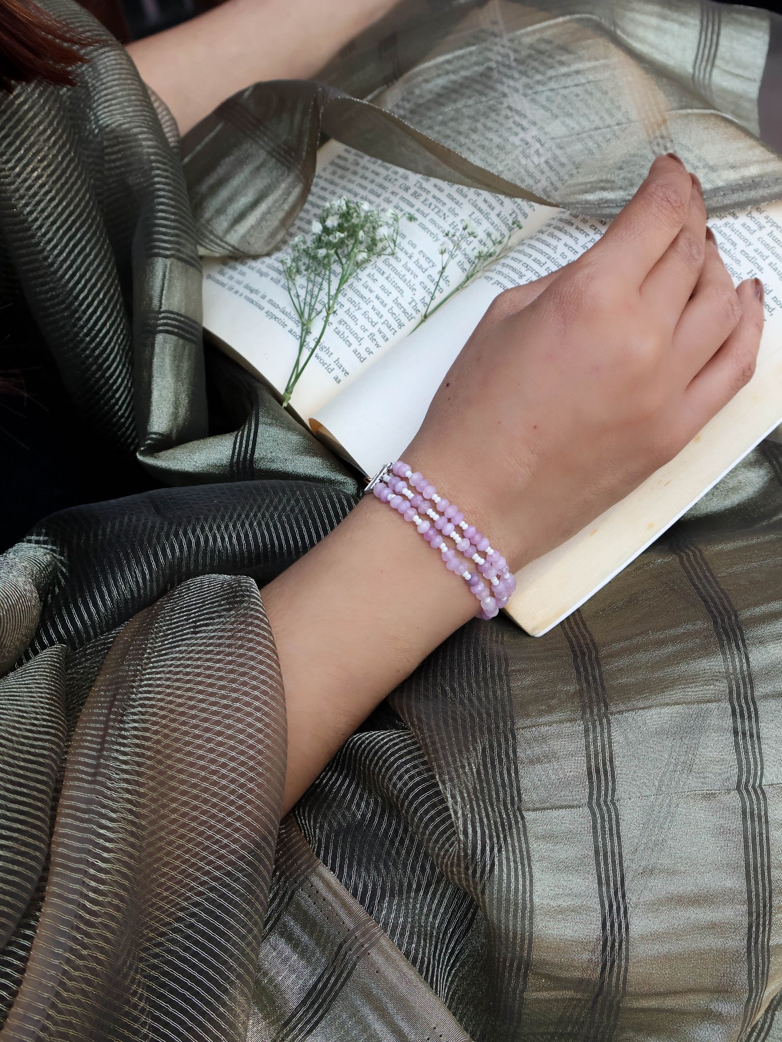 Cicilia Purple Bracelet-Purple