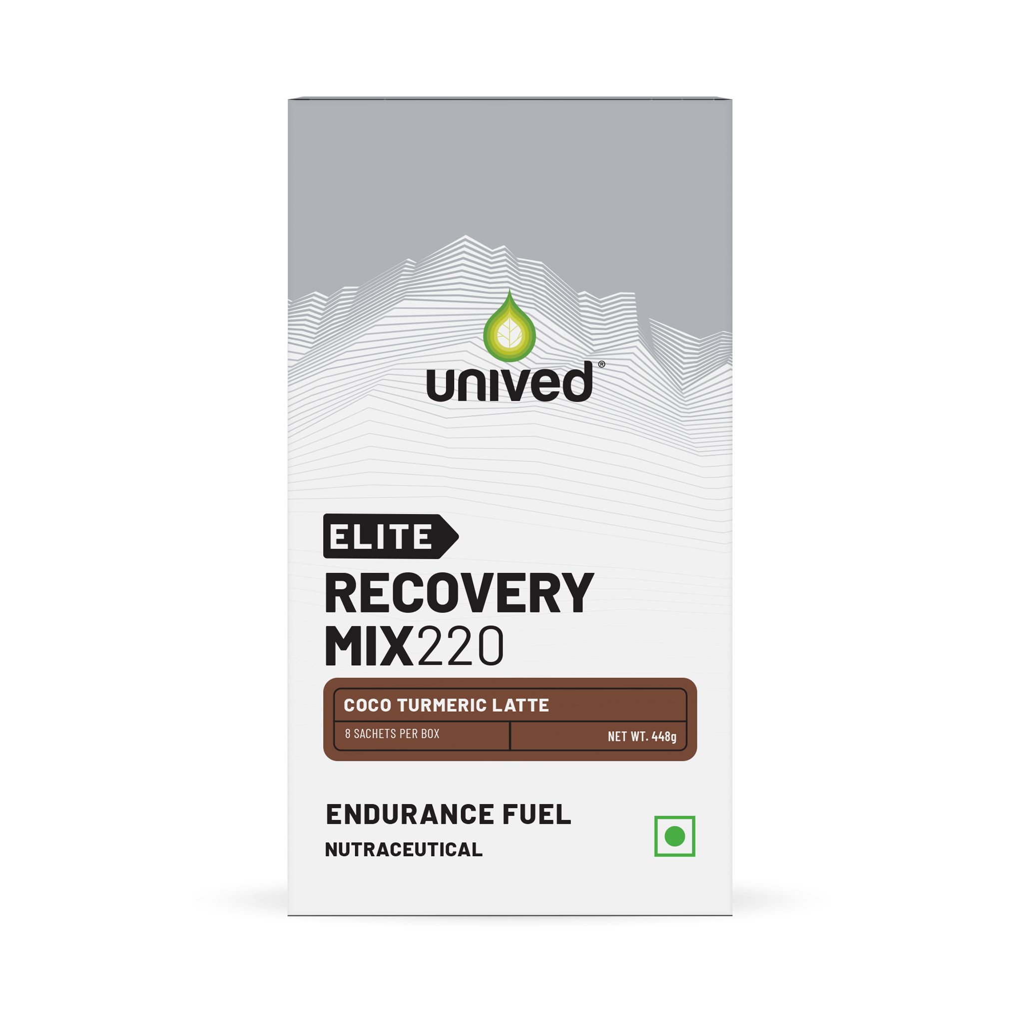 Unived Elite Recovery Mix 220 Coco Turmeric Latte