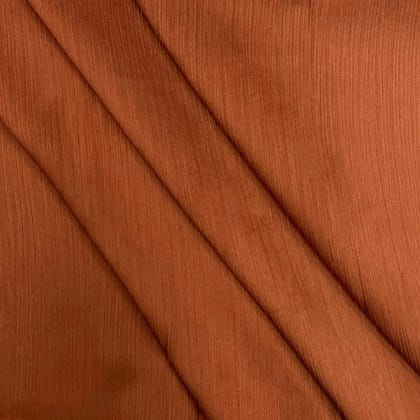 Crinkle Silk Satin-Burnt Orange-Burnt Orange