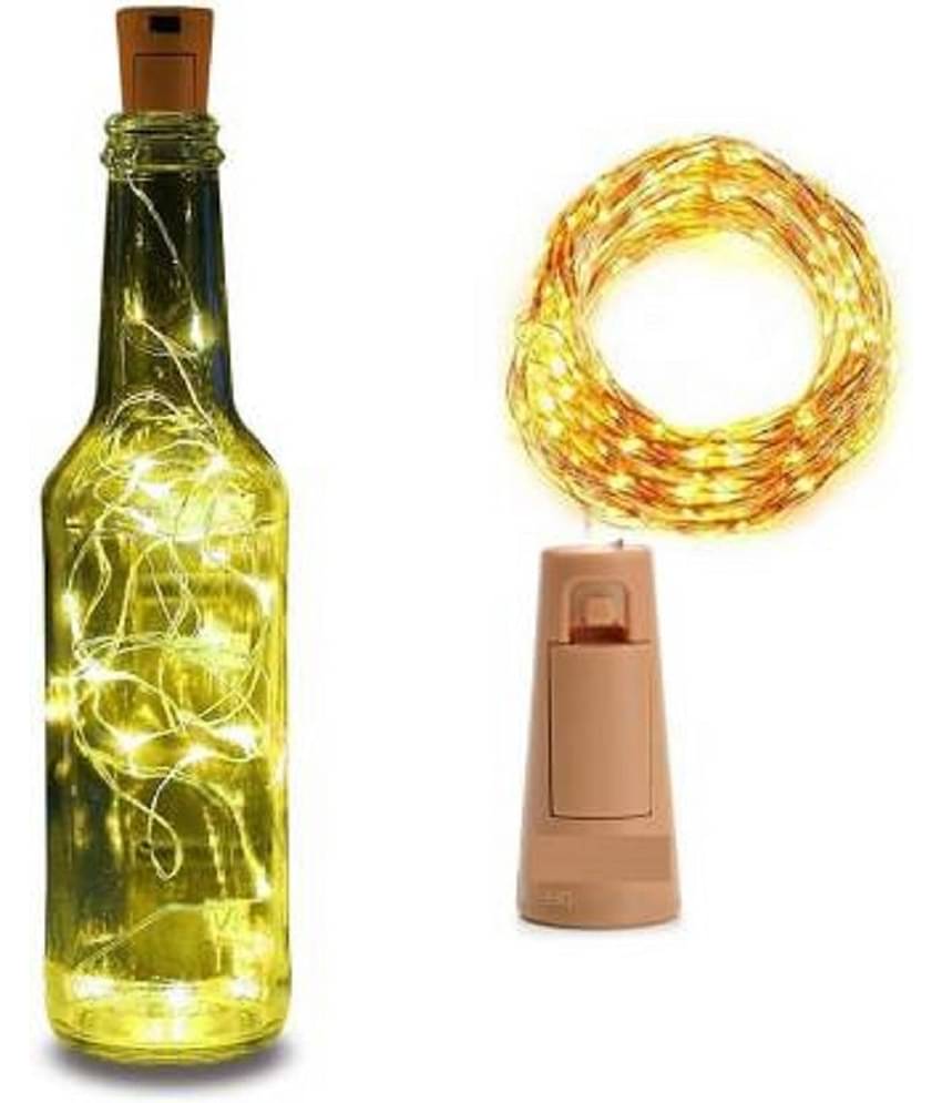 SPARKWORLD Gold 3M Cork light ( Pack of 1 )