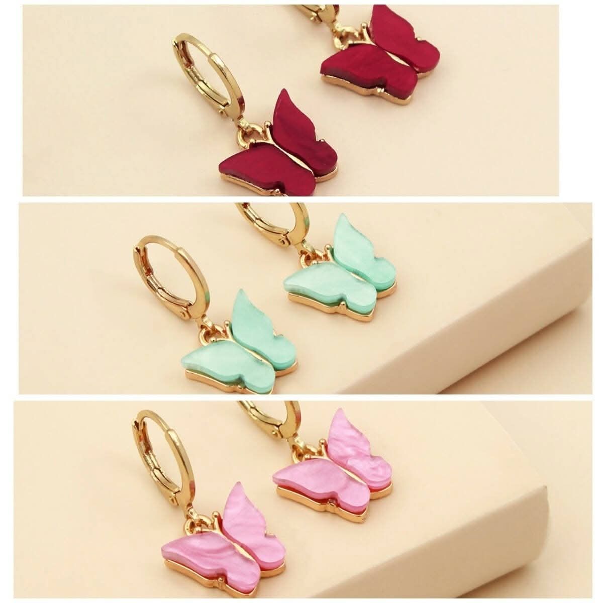 Pinapes Clip on Earrings for Women and Girls (Set of 3)