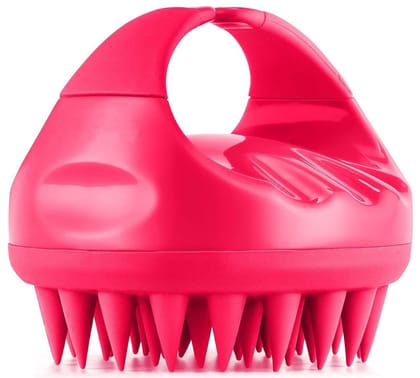 AILEXIM Hair Scalp Manual Massager Shampoo Hair Brush with Soft Silicone Bristles for Anti Dandruff, Exfoliating Care | For All Hair Type, Manual Hair Massager