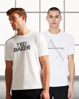 Iconic Logo Combo Tees-for Mens-S