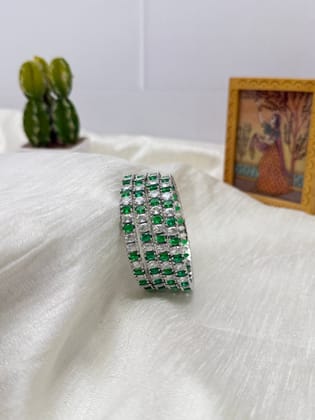 Stone Bangles 0342 (4 colours)-2.4 / Green