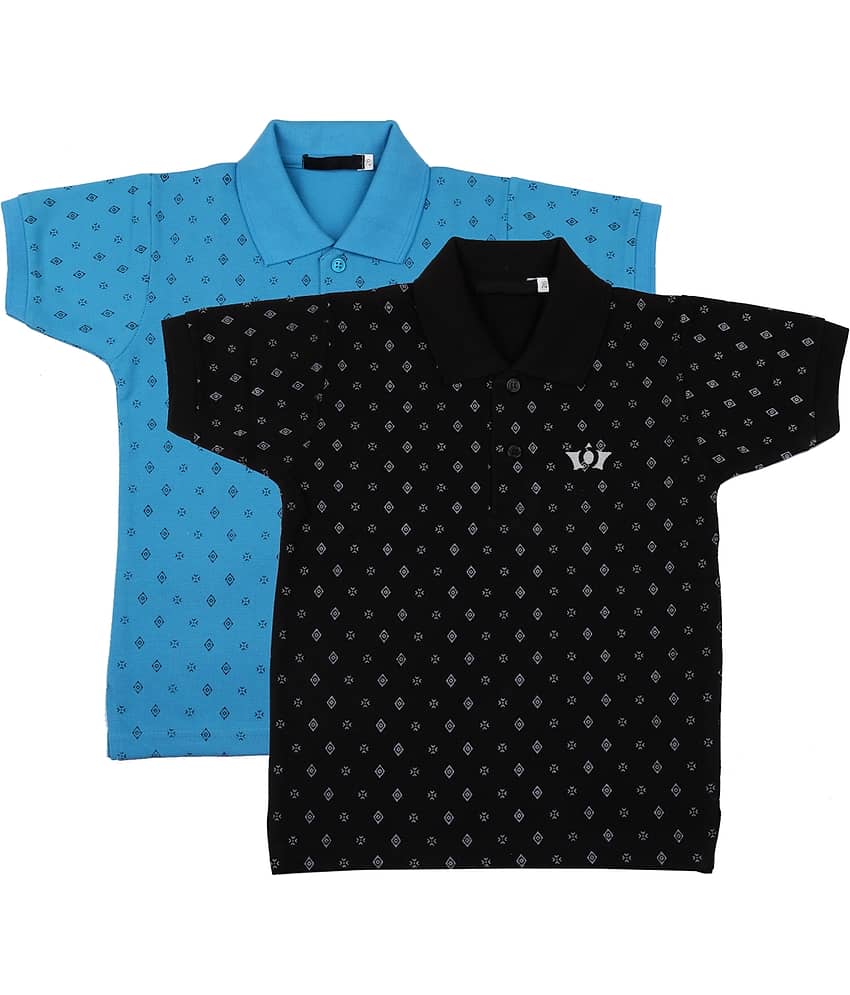 NEUVIN Pack of 1 Boys Cotton T-Shirt ( Multi Color )