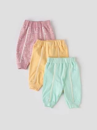 Super Comfy Pants Combo for Justborn  - 3PCS-0-1 M