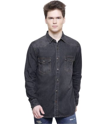 Southbay Linen Slim Fit Solids Full Sleeves Men's Casual Shirt - Black ( Pack of 1 )