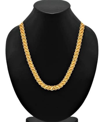 Onnet 1 Gram High Quality Gold Plated Kohali Chain 1.5 CM Thick For Men
